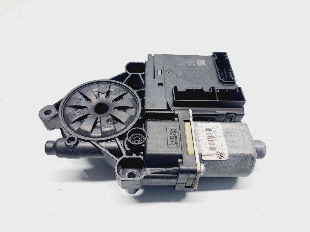 Motoras geam stanga fata Volkswagen Passat B6 (3C2) [Fabr 2005-2010] 3C0959702 / 3C0959792