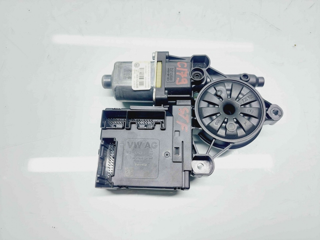 Motoras geam stanga fata Volkswagen Passat B7 (362) [Fabr 2010-2014] 3AA959702A / 3C0959793C