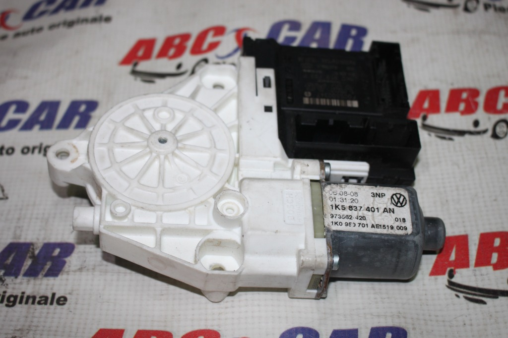 Motoras geam stanga fata VW Passat B6 2005-2010 1K5837401AN, 1K0959793P