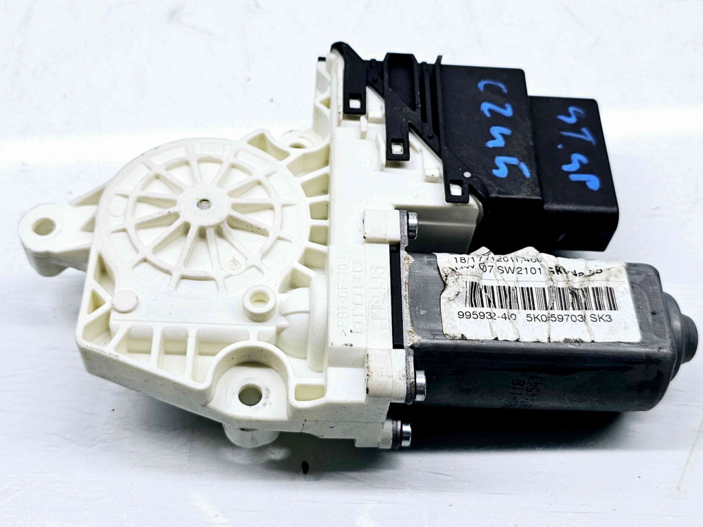 Motoras geam stanga spate Skoda Octavia 2 (1Z3) [Fabr 2004-2013] Facelift 5K0959703A 5K0959795