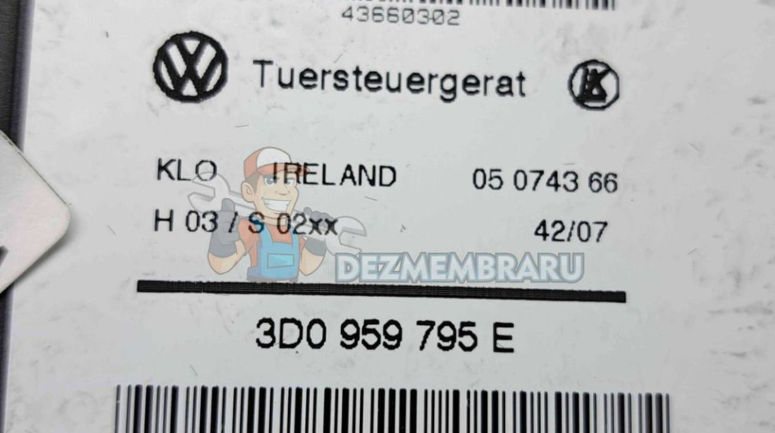 Motoras geam stanga spate Volkswagen Touareg (7LA, 7L6) [Fabr 2003-2010] 7L6959703