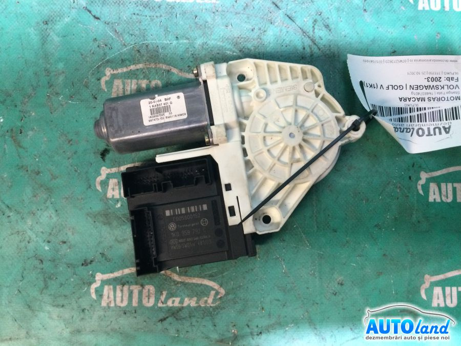 Motoras Macara 1k4837401g Stanga Fata Volkswagen GOLF V 1K1 2003