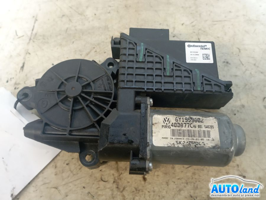 Motoras Macara 6y1959802 Dreapta Fata 2 Mufe Skoda FABIA 6Y2 1999