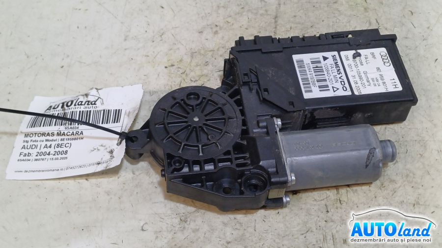 Motoras Macara 8e1959801h Stanga Fata cu Modul Audi A4 8EC 2004-2008