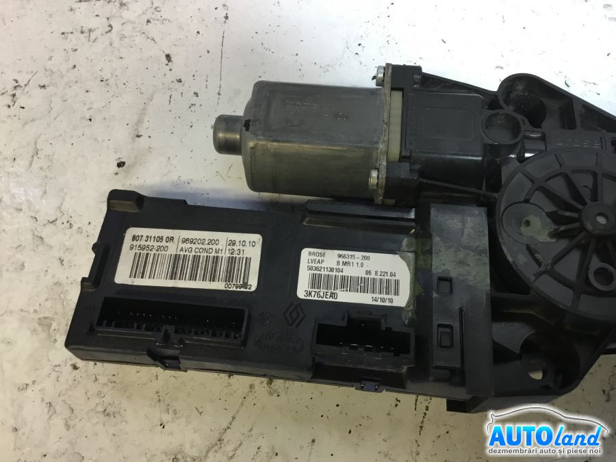 Motoras Macara 969202200 Fata Stanga Renault SCENIC III JZ0/1 2009