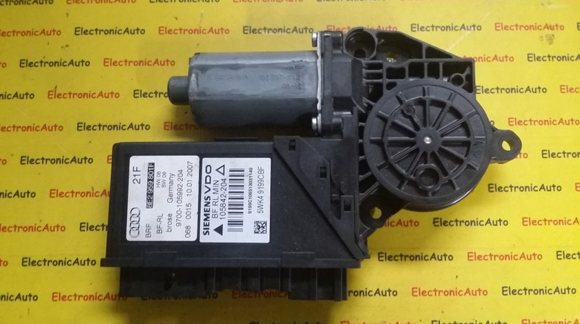 Motoras Macara Audi, 8E2959801F, 0130821765, 5WK49199CBF