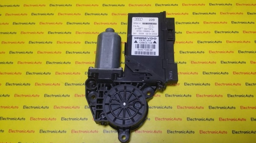 Motoras Macara Audi, 8E2959802B, 5WK47008CBF