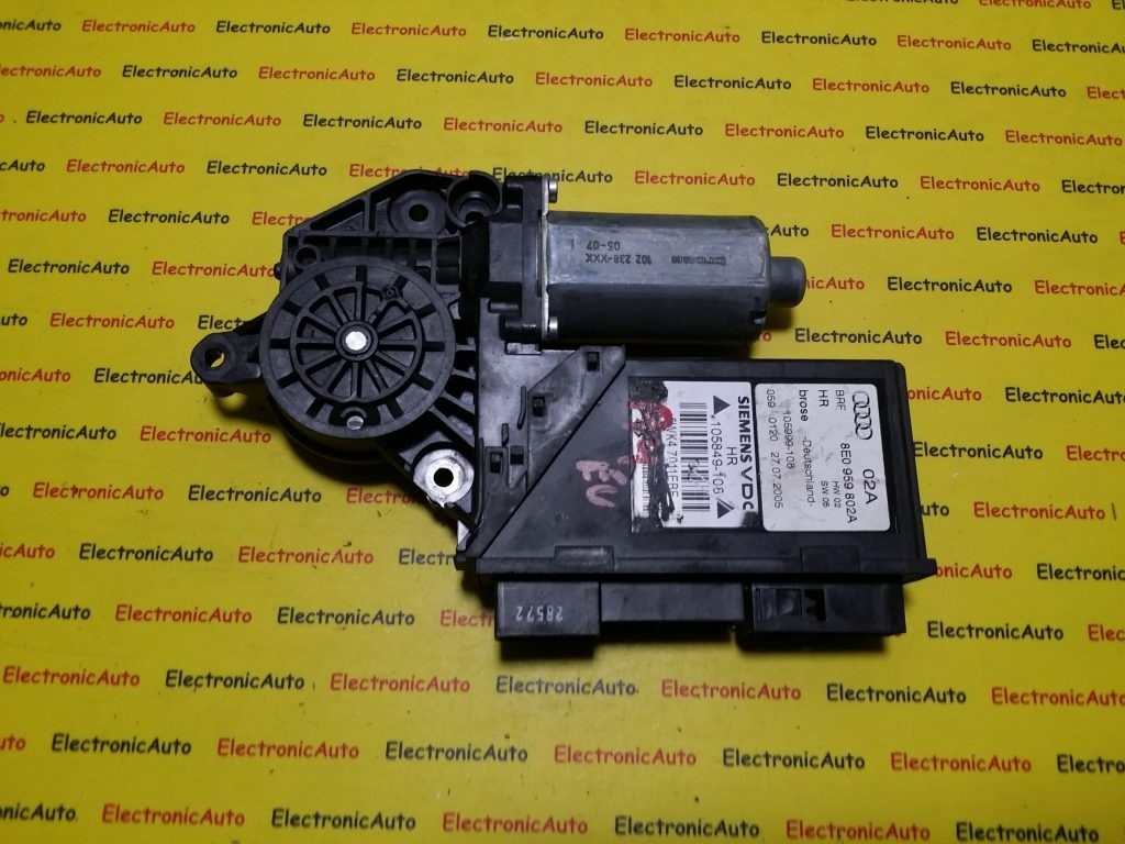 Motoras macara Audi A4 8E0959802A, 5WK7011EBF