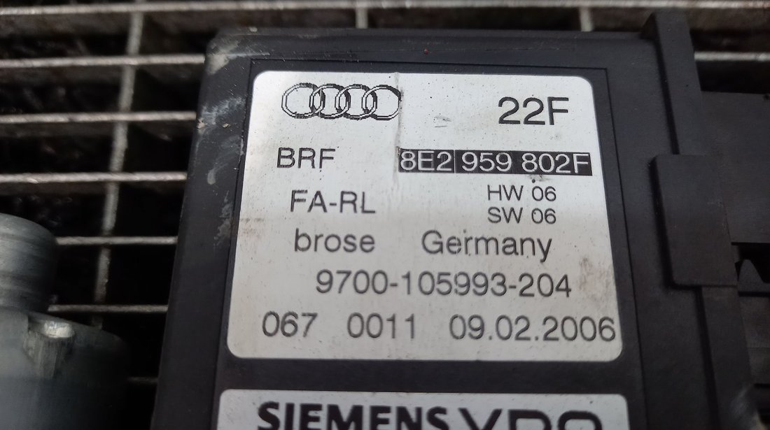 MOTORAS MACARA AUDI A4 A4 - (2004 2007)