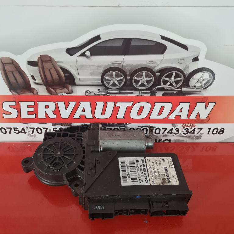 Motoras macara dreapta fata Audi A4 (2001-2004) [8E2, B6] 2.0 Motorina 2004, 8E2959802F / 8E2959802B / 8E1959802H