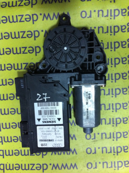 Motoras macara dreapta fata Audi A4 B6 [2000 - 2005] Sedan 2.0 multitronic (130 hp) (8E2 B6)