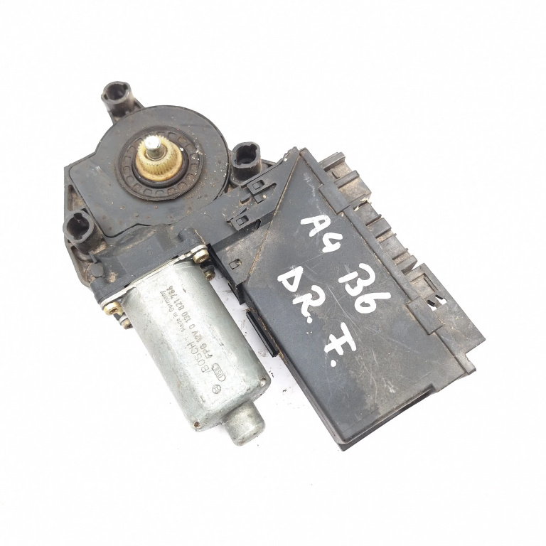 Motoras Macara Dreapta,fata Audi A4 B6 (8E) 2000 - 2004 0130821764, 8E2959802, 9700105993103, 0130821766, 102236XXX, 105843103, 5WK47008BBF, 16264