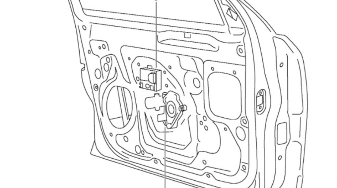 Motoras macara dreapta fata Audi A4 B8 (8K)Sedan 2009 2.0 TDI OEM 8K0959802