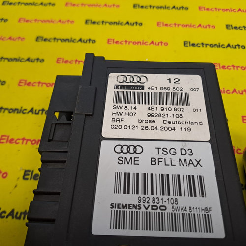 Motoras macara dreapta fata Audi A8 4E1959802, 4E1910802