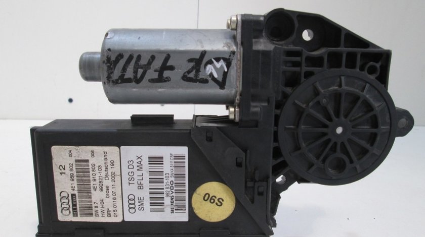 Motoras macara dreapta fata Audi A8 an 2002 2003 2004 2005 2006 2007 2008 cod 4E1959802