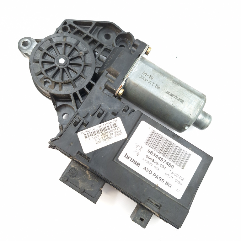 Motoras Macara Dreapta,fata Peugeot 307 2001 - 2008 9634457480, 990829-101, 990829101, A90829-033, A90829033, 990183-200, 503620020501, 102238XXX, 102 238-XXX