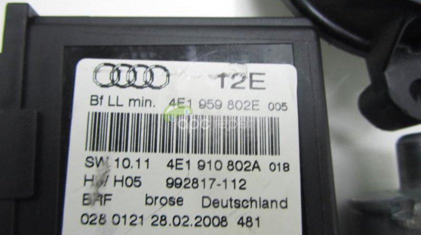 Motoras macara dreapta fata - spate Audi A8 4E - 4E0959802E