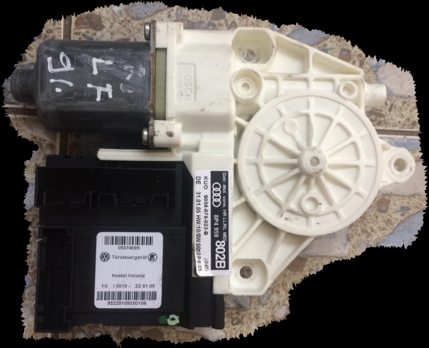 Motoras macara dreapta spate Audi A3 8P/8PA [facelift] [2004 - 2008] Sportback hatchback 5-usi 1.6 MT (102 hp) 1.6 - BGU