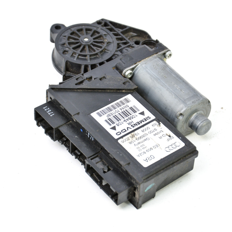 Motoras Macara Dreapta Spate Audi A4 B7 (8E) 2004-2008 8E0959802A, 8E0 959 802 A, 8E0959802, 8E0 959 802, 105849108, 105849-108, 5Wk47011Ebf, 5Wk4 7011Ebf, 5Wk47011, 5Wk4 7011 Siemens Vdo/Brose