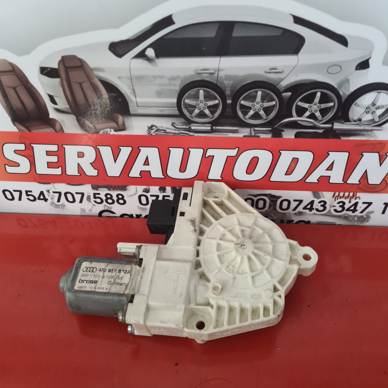 Motoras macara dreapta spate Audi A6 (2004-2011) [4F2, C6] 2.0 Motorina 2006, 4F0959802A / 4F0959802F / 4F0959802C