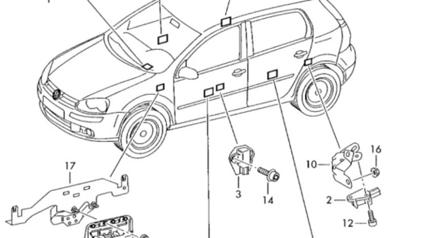 Motoras macara dreapta spate Skoda Octavia (1Z) Kombi 2008 2.0 TDI SKODA OCTAVIA [ 1959 - 1971 ] OEM 1K0959704B