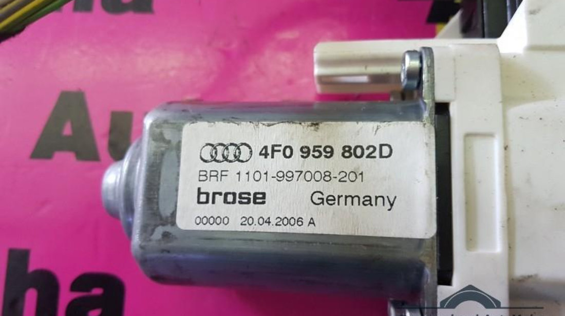 Motoras macara geam Audi A5 (2007->) [8T3] 4F0959802D