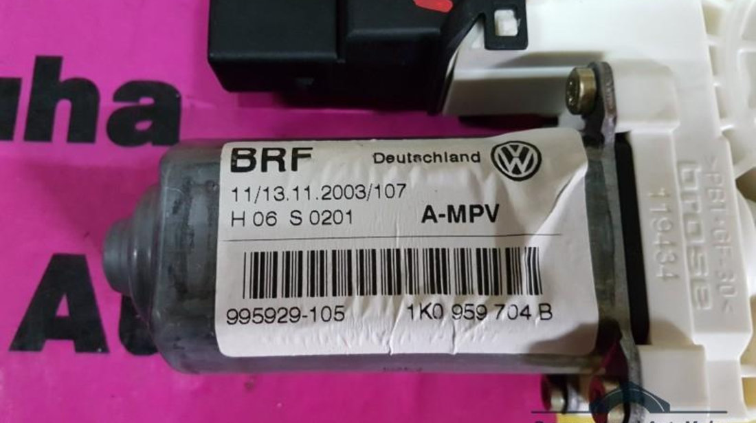 Motoras macara geam dr. sp. Volkswagen Touran (2003->) F005S00155