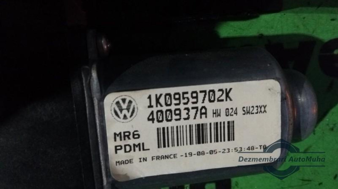 Motoras macara geam dreapta fata Volkswagen Passat B6 3C (2006-2009) 1k0959702k