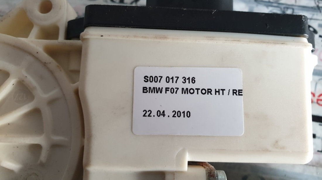 Motoras macara geam dreapta spate BMW Seria 5 F07 GT LCi cod piesa : 7017316