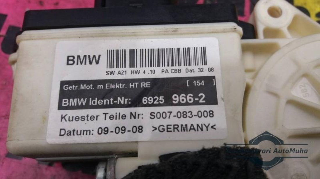 Motoras macara geam dreapta spate BMW X3 (2004->) [E83] 69259662
