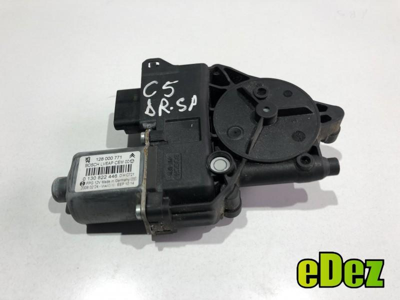 Motoras macara geam dreapta spate Citroen C5 III (2008->) 0130822446