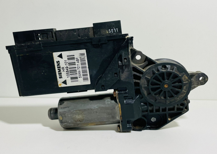 Motoras macara geam dreapta spate + modul Siemens 105849101/5WK47011ABF Audi A4 B6 [2000 - 2005]