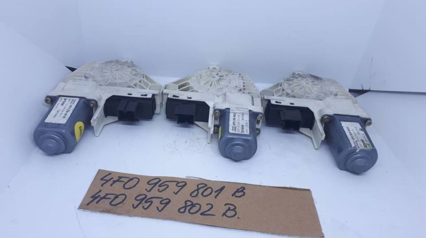 Motoras macara geam electric usa fata stanga / dreapta Audi A6 4F C6, 4F0959801B / 4F0959802B