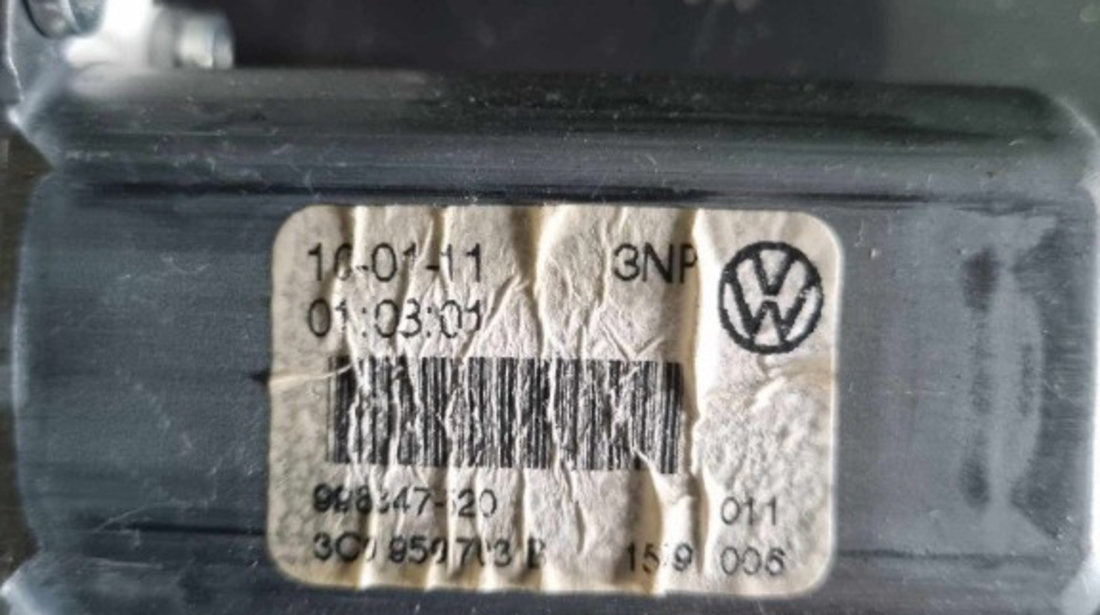 Motoras macara geam + modul usa stanga spate VW Golf 6 Hatchback cod 3c0959703b / 973624-108