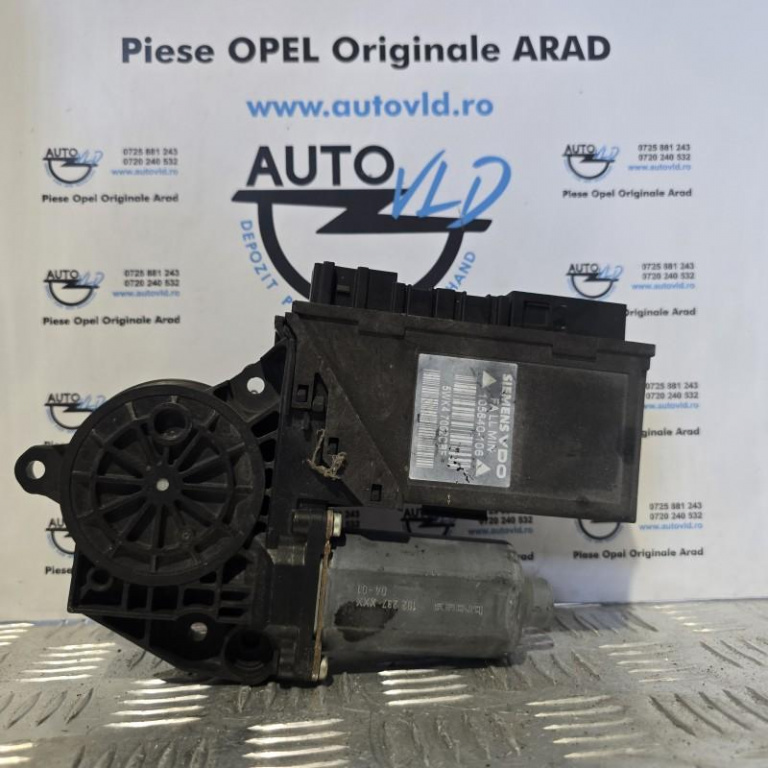 Motoras macara geam stanga fata Audi A4 2004-2008 8EC, B7 105840-106