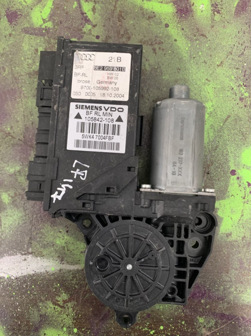 Motoras macara geam stanga fata Audi A4 B7 [2004 - 2008] Avant wagon 5-usi 2.0 multitronic (131 hp) ...