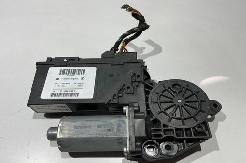 Motoras macara geam stanga fata cu modul 3D1959793F Volkswagen VW Touareg generatia 1 7L [facelift] ...