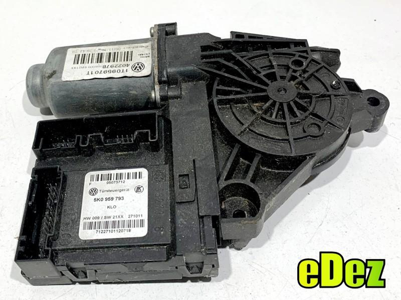 Motoras macara geam stanga fata Skoda Octavia 2 facelift (2008-2013) 1T0959701T