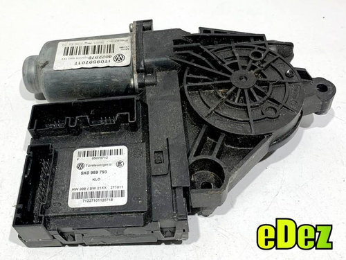Motoras macara geam stanga fata Skoda Octavia 2 facelift (2008-2013) 1T0959701T