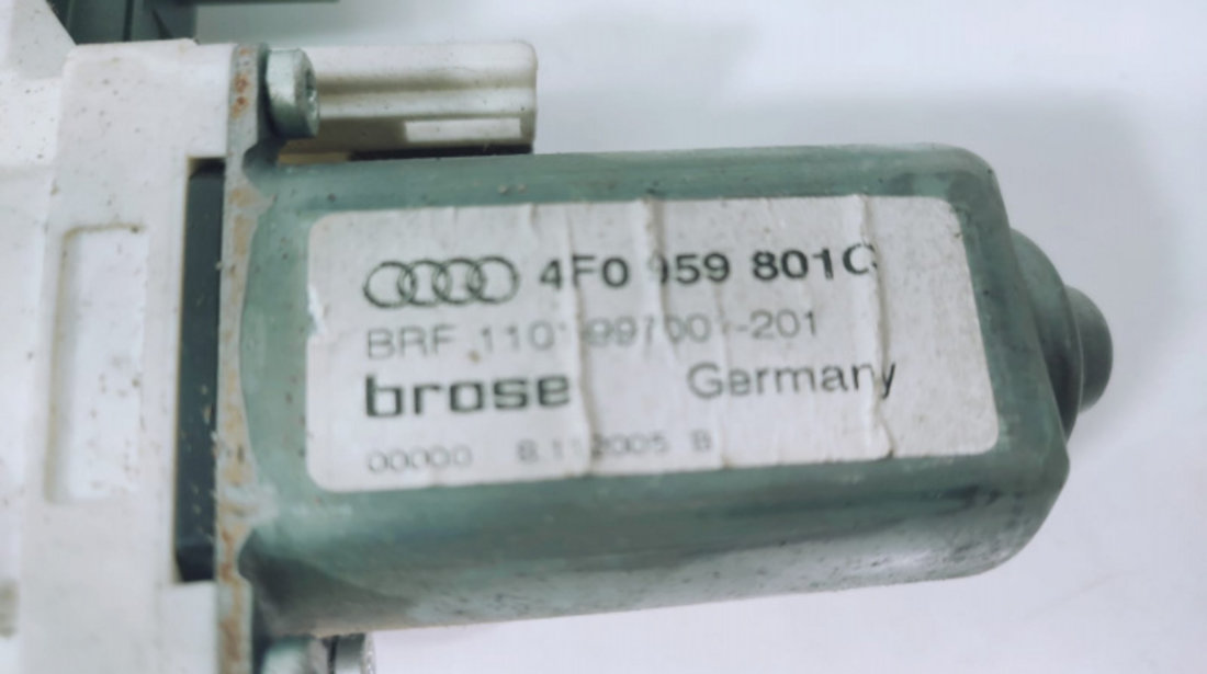 Motoras macara geam stanga spate 4f0959801c Audi A6 4F/C6 [2004 - 2008]