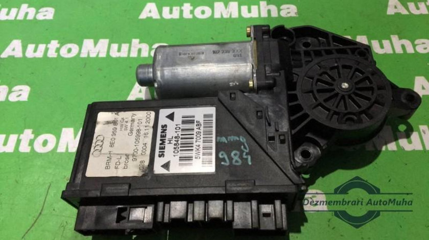 Motoras macara geam stanga spate Audi A4 (2001-2004) [8E2, B6] 8e0959801a