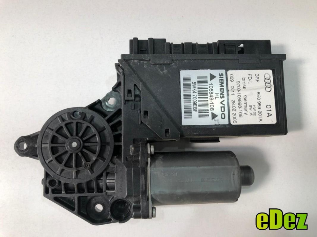 Motoras macara geam stanga spate cu modul Audi A4 (2001-2004) [8E2, B6] 8e0959801a
