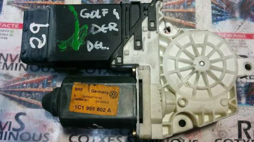 Motoras macara geam usa dreapta fata VOLKSWAGEN GOLF 4, 1C1959802A,
