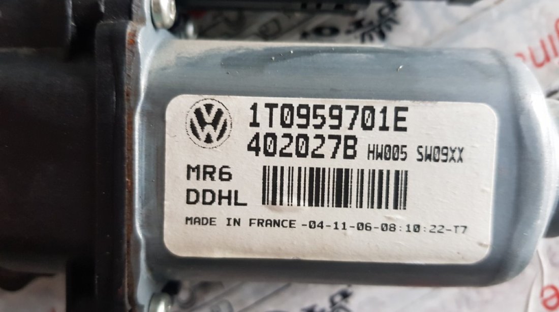 Motoras macara geam usa stanga fata VW Caddy 1t0959701e 1K0959793K