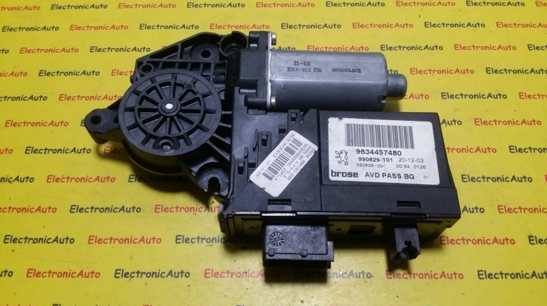 Motoras macara Peugeot 307 9634457480, 990829101