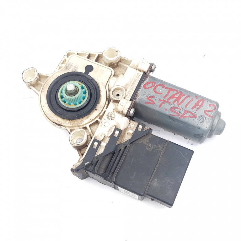 Motoras Macara Skoda Octavia 2 (1Z) 2004-2013 Spate Stanga 993424200, 05074682, 0536006002, 993424-201, S24Xx150705, 230635, 996645101, 7746010601 Brose