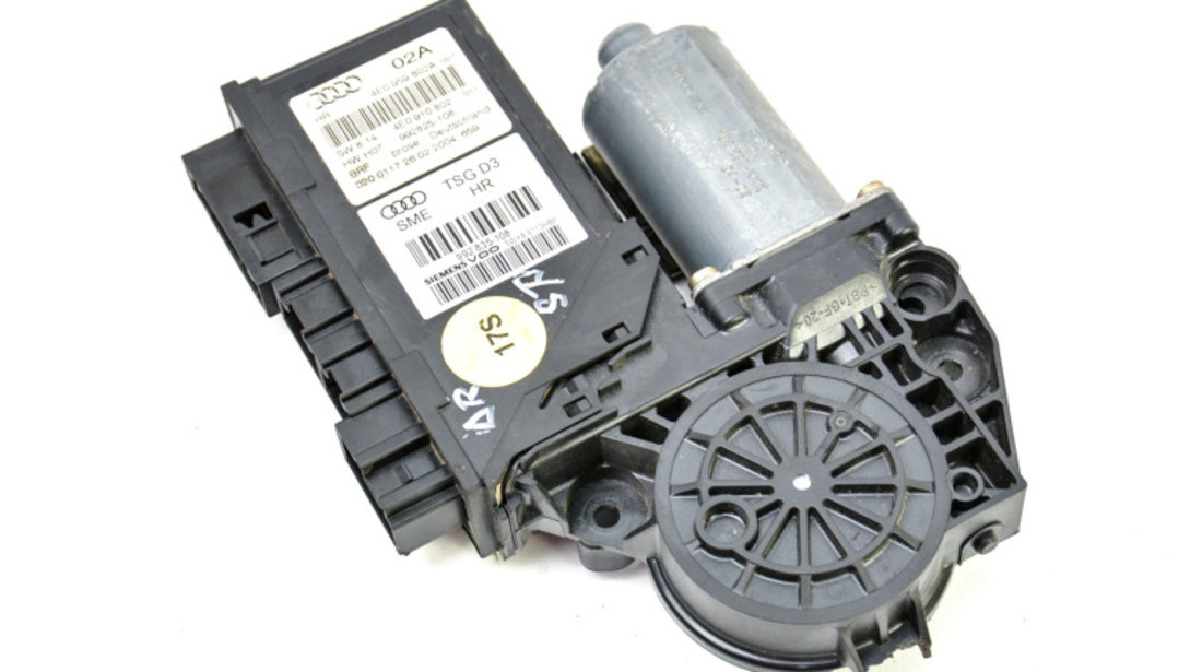 Motoras Macara Spate,dreapta Audi A8 (4E) 2002 - 2010 Motorina 4E0959802A, 4E0 959 802 A, 4E0 959 802, 4E0959802