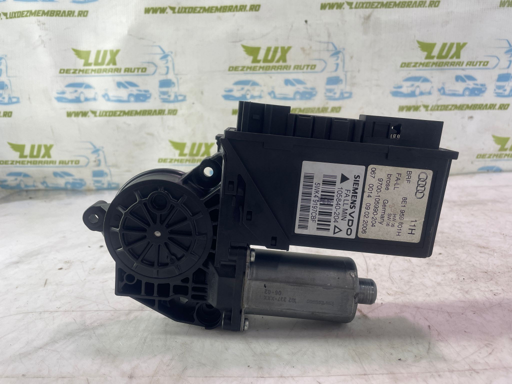 Motoras macara stanga fata 8e1959801h Audi A4 B7 [2004 - 2008] 2.0 tdi BPW