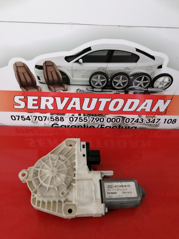 Motoras macara stanga fata Audi A6 (2004-2011) [4F2, C6] 2.0 Motorina 2006, 4F0959801D / 4F0959801A / 4F0959801B / 4F0959801C