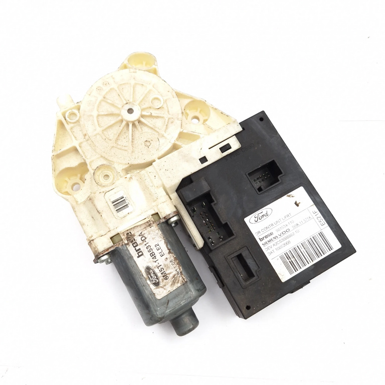 Motoras Macara Stanga Fata Ford Focus Mk 2 2005-2010 6M5T14B531Da, 6M5T-14B531-Da, 981534110, 981534 110, 5Wk11571K, 5Wk 11 571K, A2C5309889210, 0130822215, 0 130 822 215, E521F Brose/Siemens Vdo